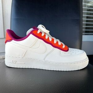 Nike Air Force 1 '07 LV8 1 Sail/Sail-Team Orange Mens 9.5